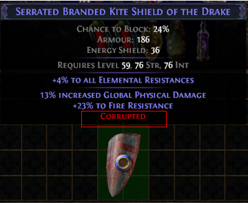 Blessed Orb Could Not Re-Roll - Item Corrupted